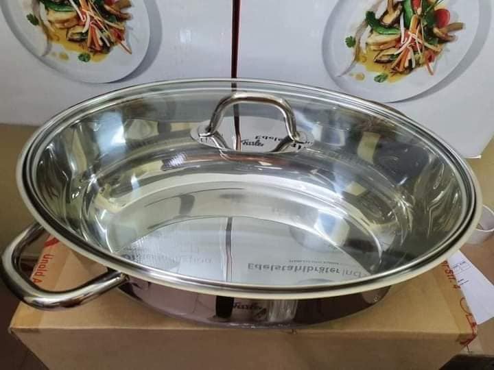 Nồi chảo fissler sz 38 cm hình bầu dục