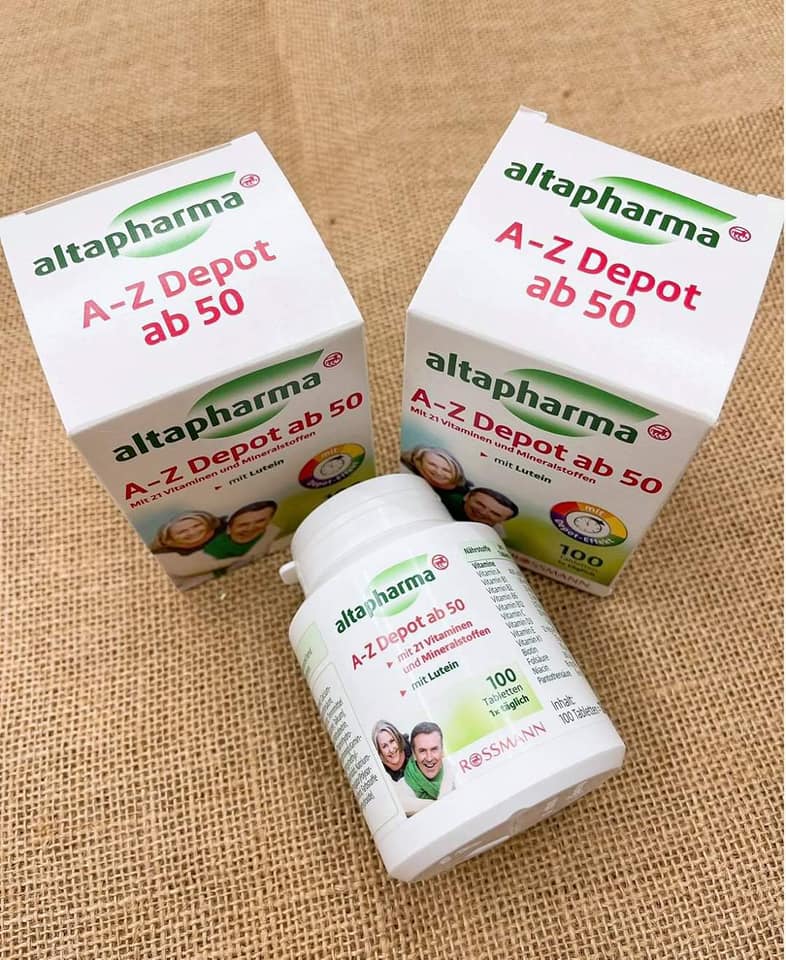 Vitamin tổng hợp Altapharma A-Z cho người trên 50 tuổi