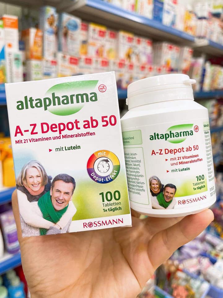 Vitamin tổng hợp Altapharma A-Z cho người trên 50 tuổi