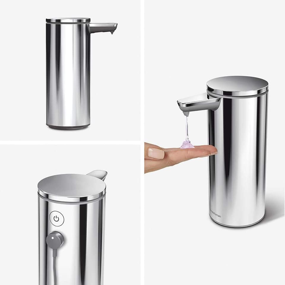 Chiết xà phòng cảm ứng SIMPLEHUMAN (màu trắng)