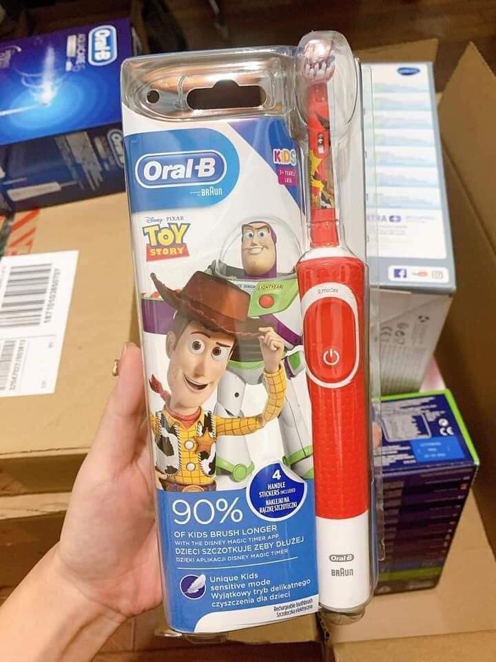 Bàn chải đánh răng điện trẻ em Oral-B Vitality 100 Kids Toy Story CLS