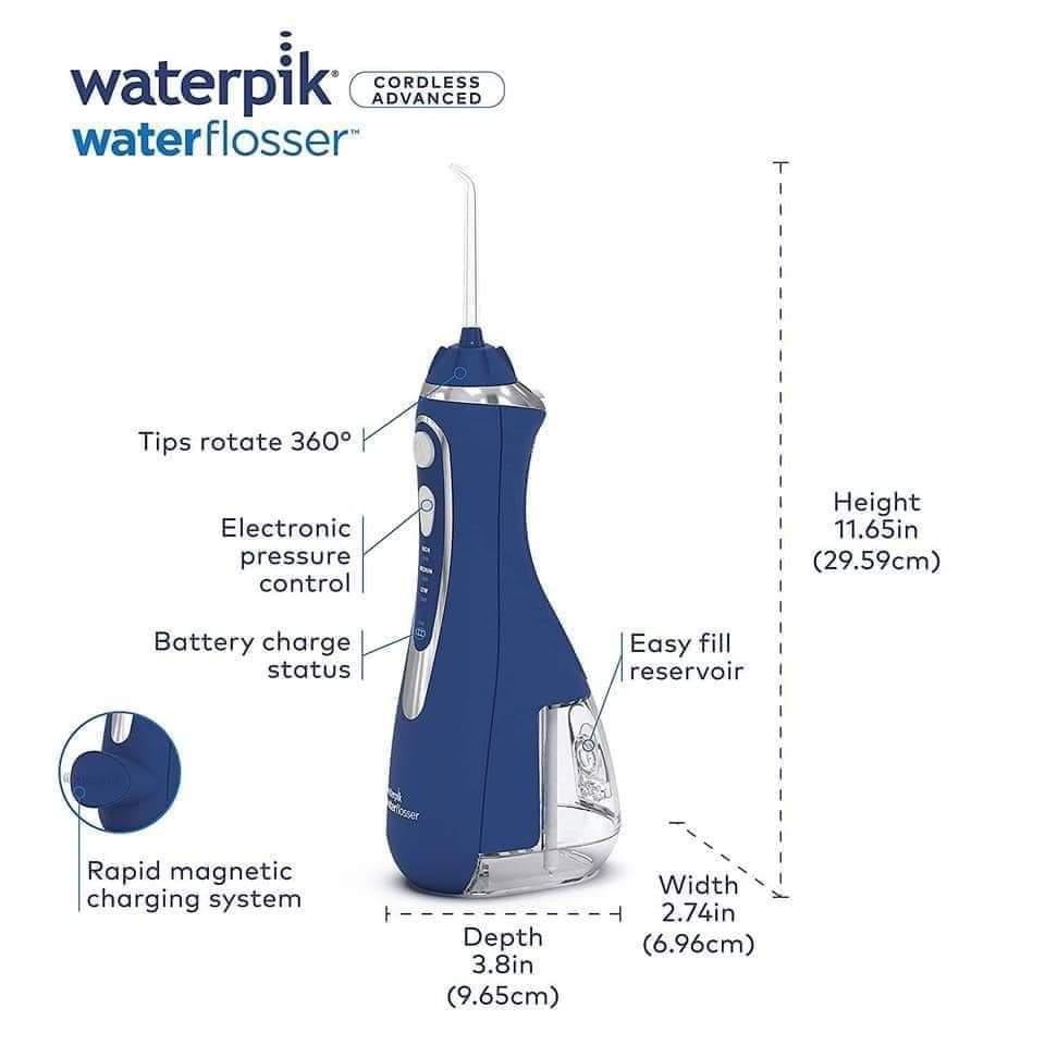 TĂM NƯỚC DU LỊCH WATER PIK WP563-Model cao cấp nhất, xịn xò nhất của Waterpik