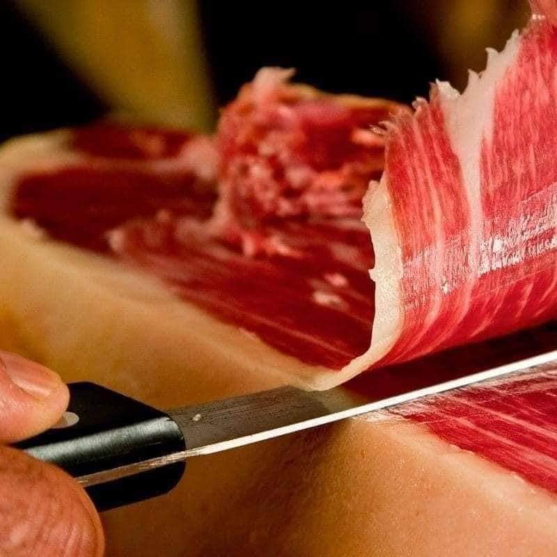 Đùi lợn muối Espana Jamon Iberico de cebo (kèm dao thớt) lợn đen (4,5-5kg)